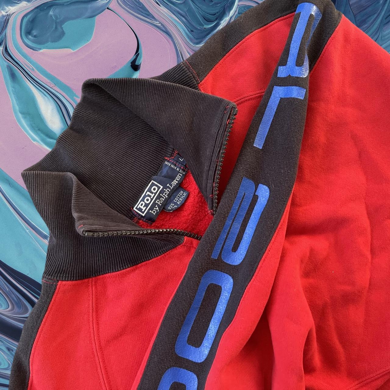 ◼️ Vintage OG Polo RL 2000 Ralph Lauren Quarter Zip Sweatshirt