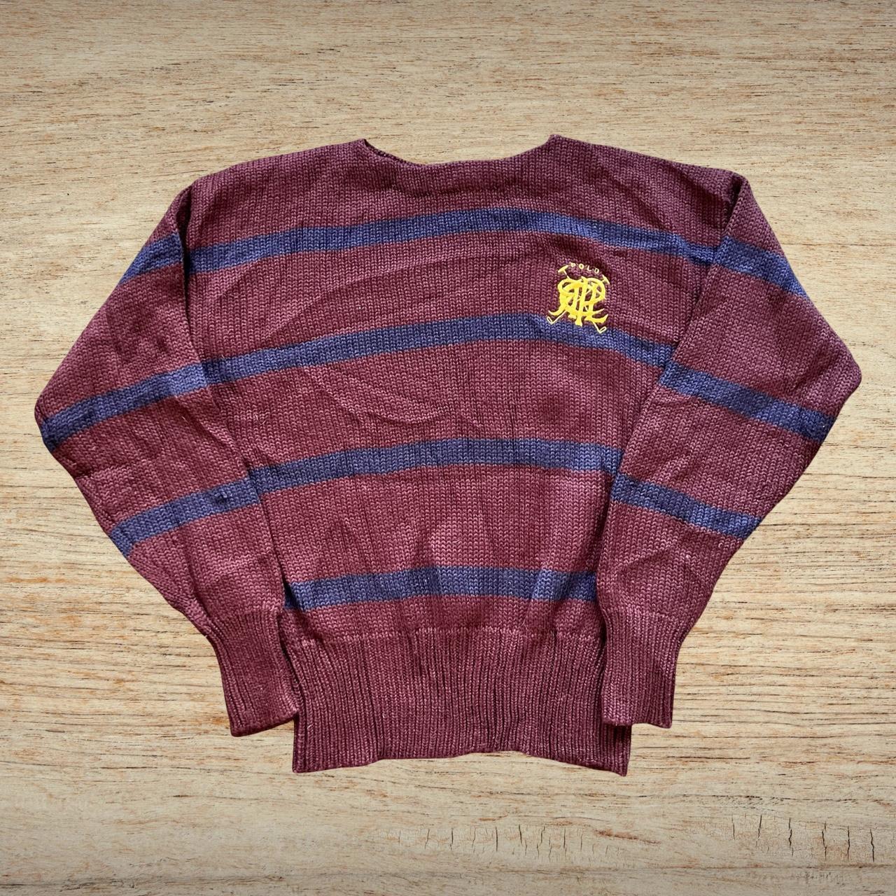 ◼️ Vintage Polo Ralph Lauren Scribble Knit Sweater