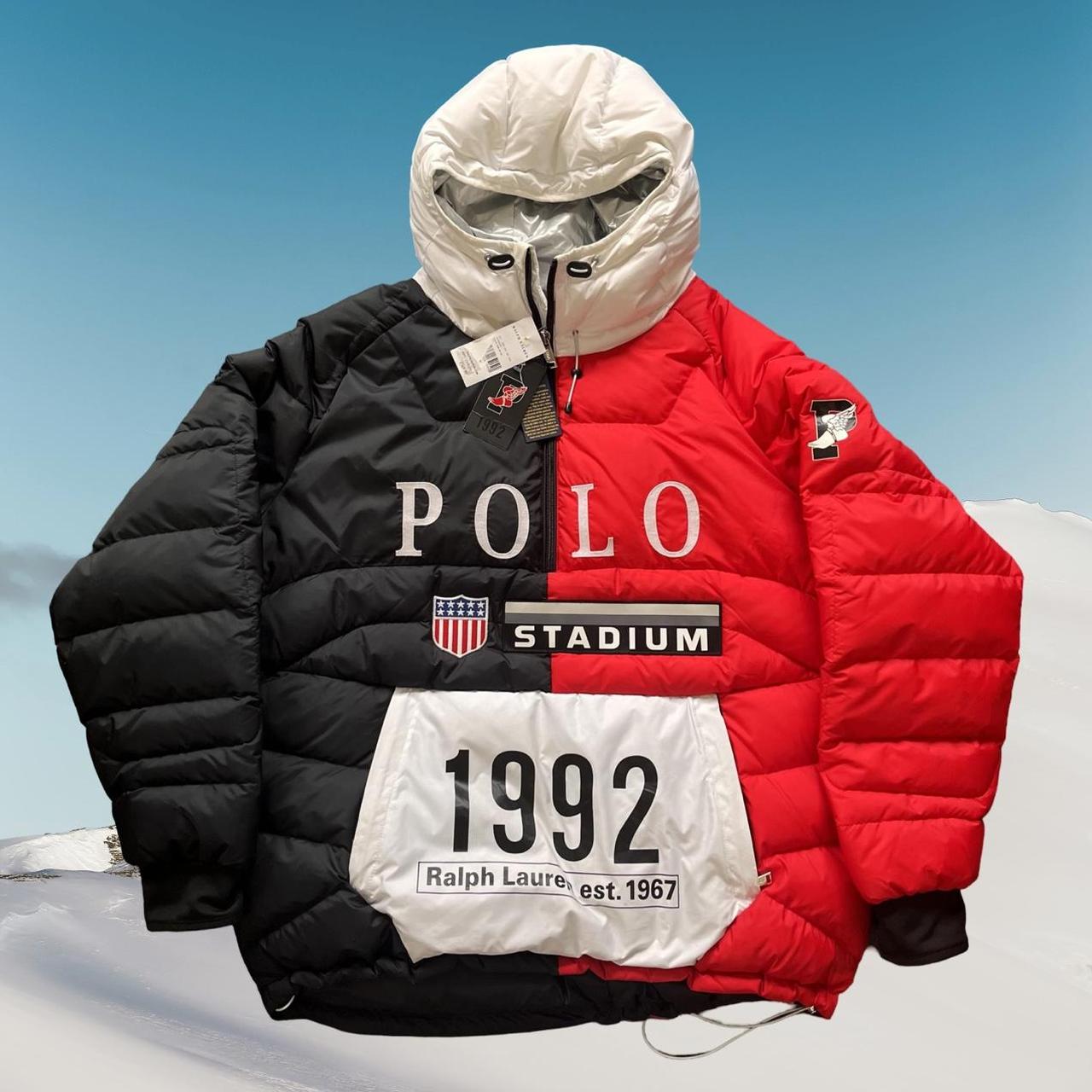 ◼️ NWT Polo Ralph Lauren 1992 P Wing Stadium Puffer Jacket
