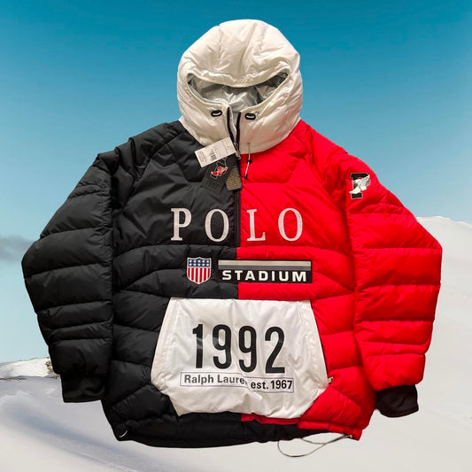 ◼️ NWT Polo Ralph Lauren 1992 P Wing Stadium Puffer Jacket