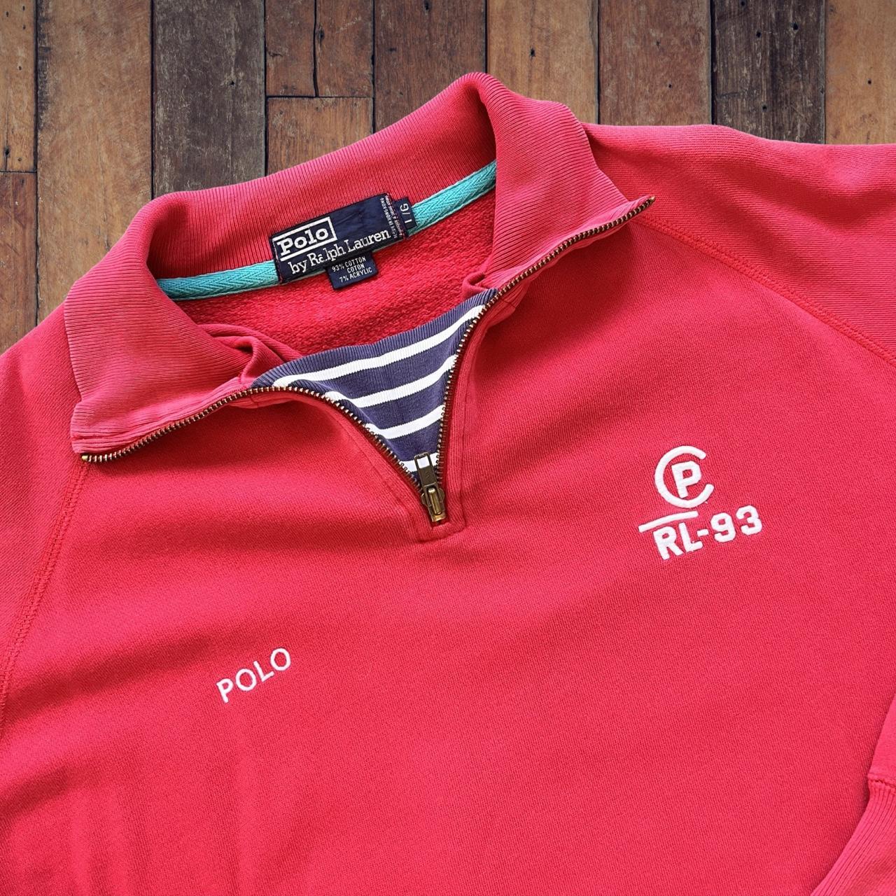 ◼️ Vintage CP RL-93 Polo Ralph Lauren Quarter Zip Sweater