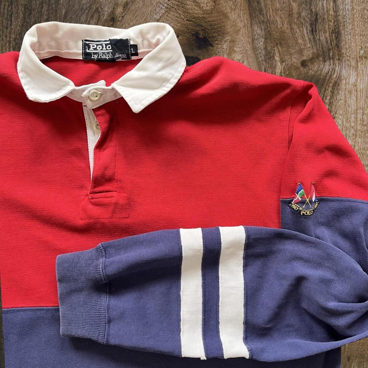 ◼️ Vintage Polo Sport Cross Flags Ralph Lauren Polo Shirt