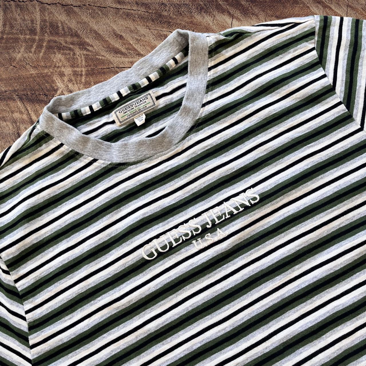 ◼️ Guess Striped T Shirt