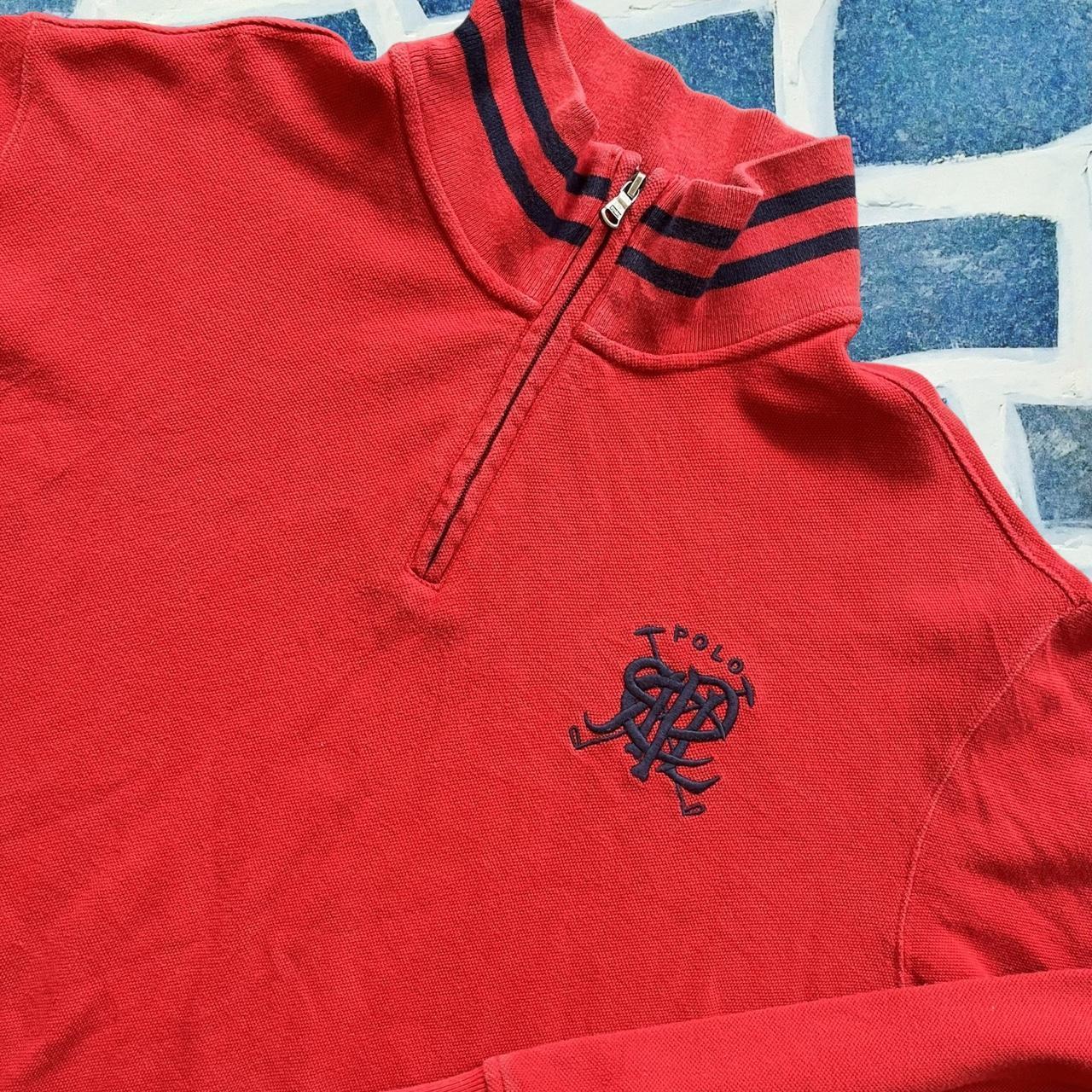 ◼️ Polo Ralph Lauren Scribble Quarter Zip Sweater Sweatshirt