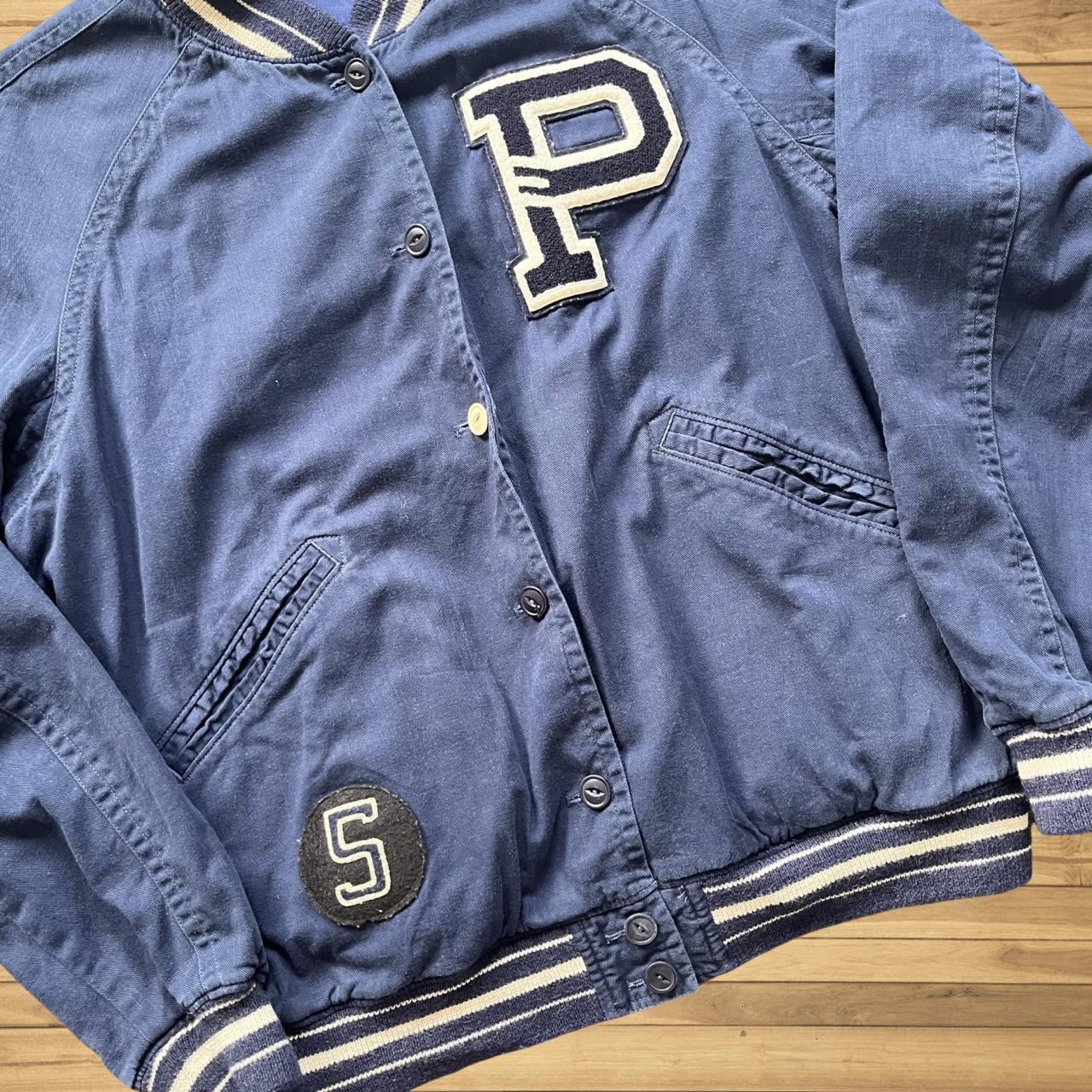 ◼️ Vintage Polo Ralph Lauren Reversible College Letterman Jacket