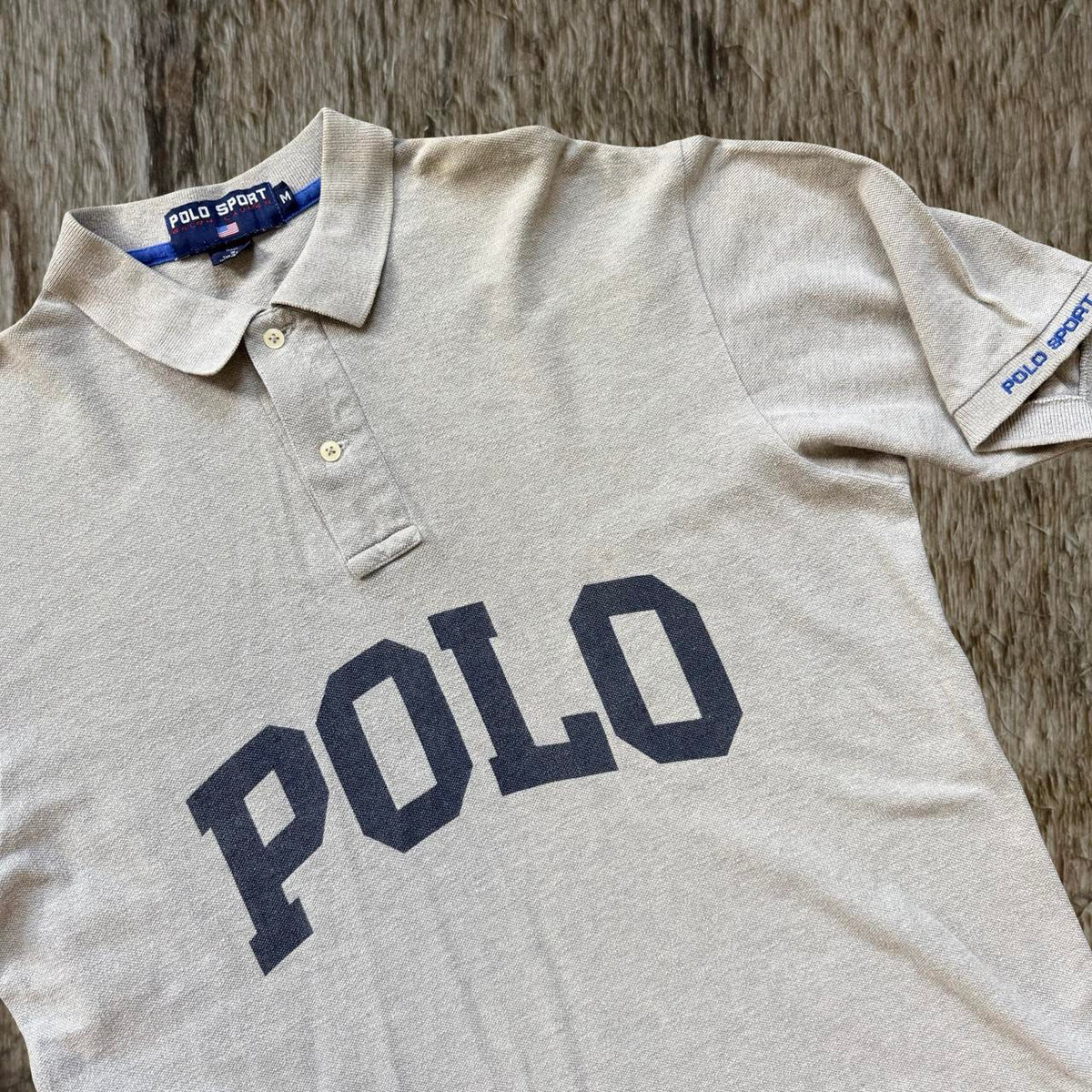 ◼️ Vintage Polo Sport Ralph Lauren Spellout Polo Shirt