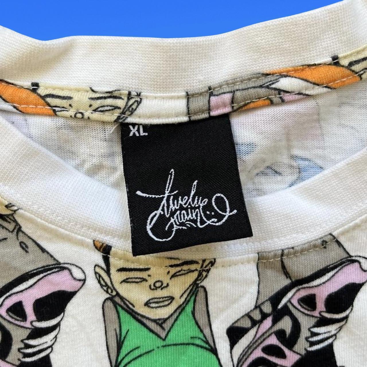 ◼️ Vintage Twelve Grain Upper Playground Sam Flores All Over Print Sneaker Head T Shirt