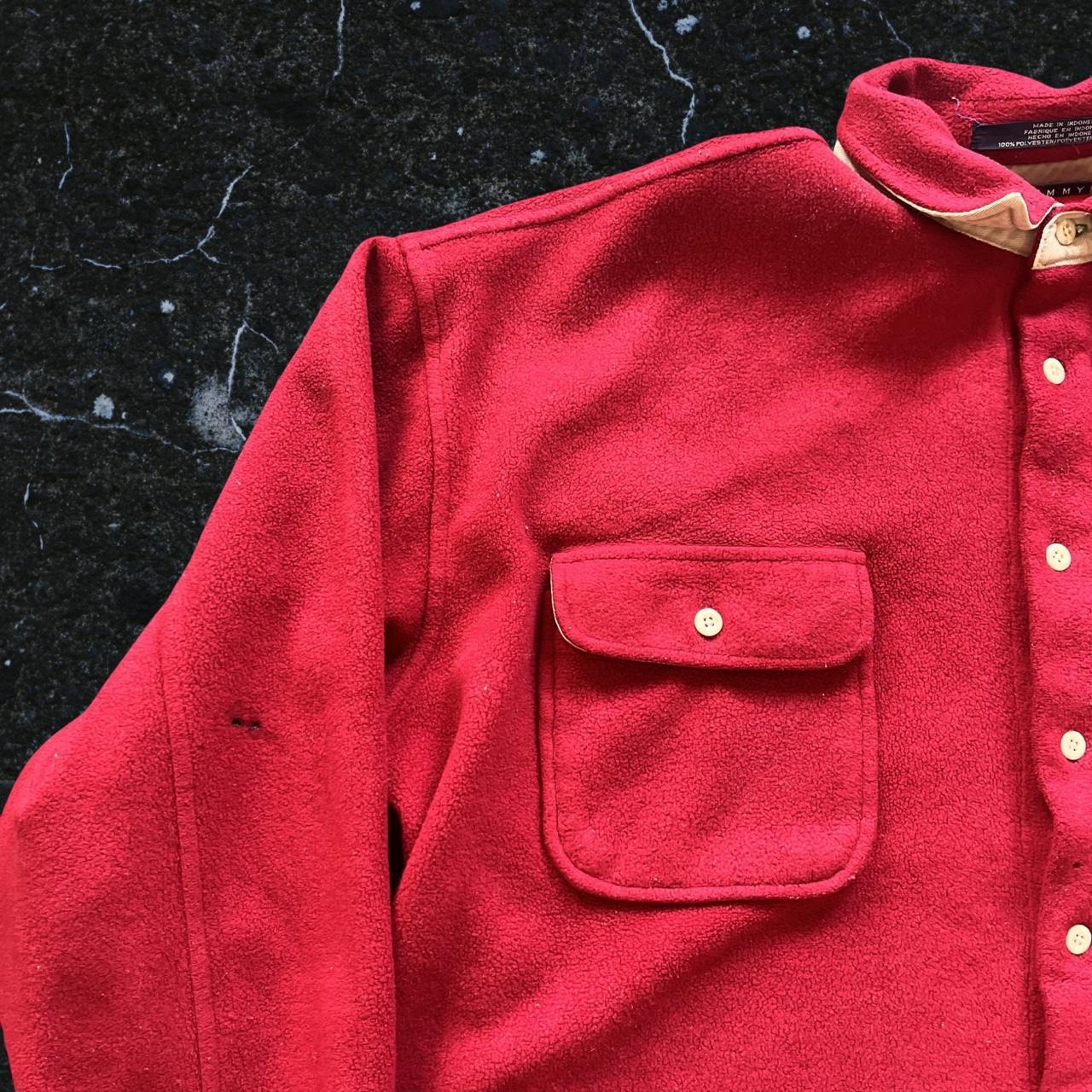 ◼️Vintage Tommy Hilfiger Expedition Patrol Button Up Fleece Shirt