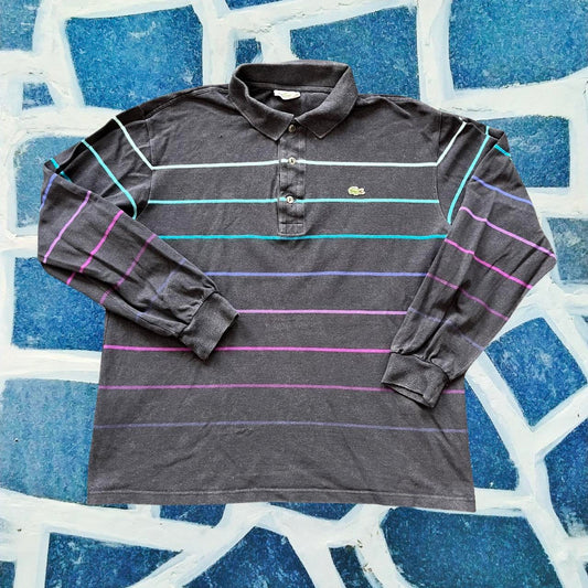 ◼️ Vintage Lacoste Polo Stripey Shirt