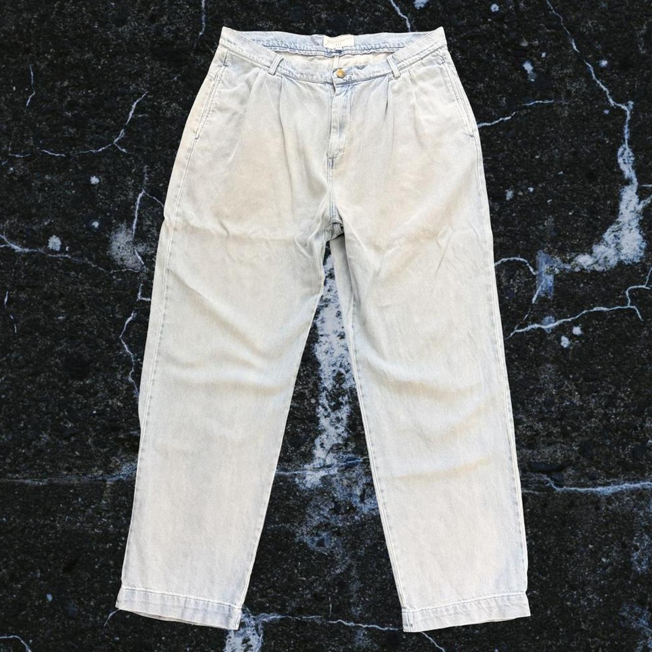 ◼️ Yardsale Stonewashed Baggy Jeans Lightweight Cotton Denim