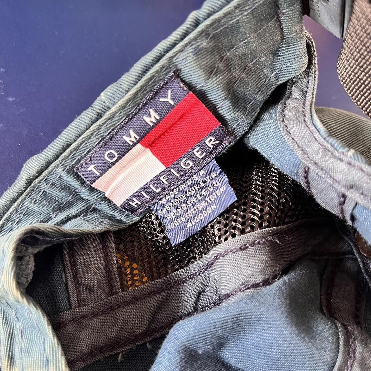 ◼️Vintage Tommy Hilfiger Mesh Embroidered Patch Strapback Cap