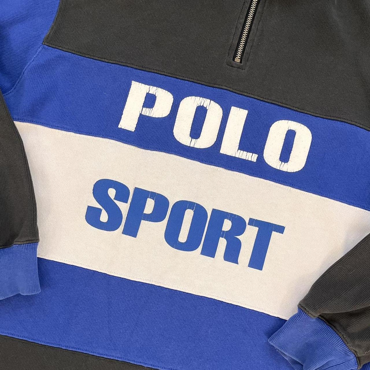 ◼️ Vintage Polo Sport Ralph Lauren Quarter Zip Sweater