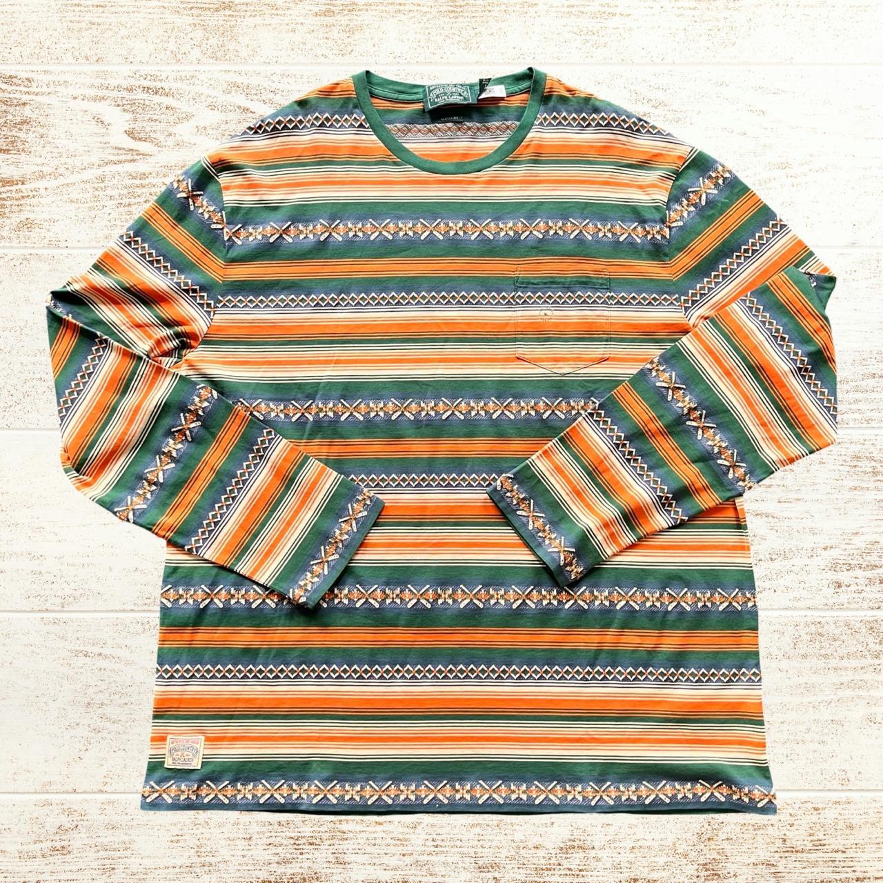 ◼️NWT Polo Ralph Lauren Country Stripe Long Sleeve T Shirt