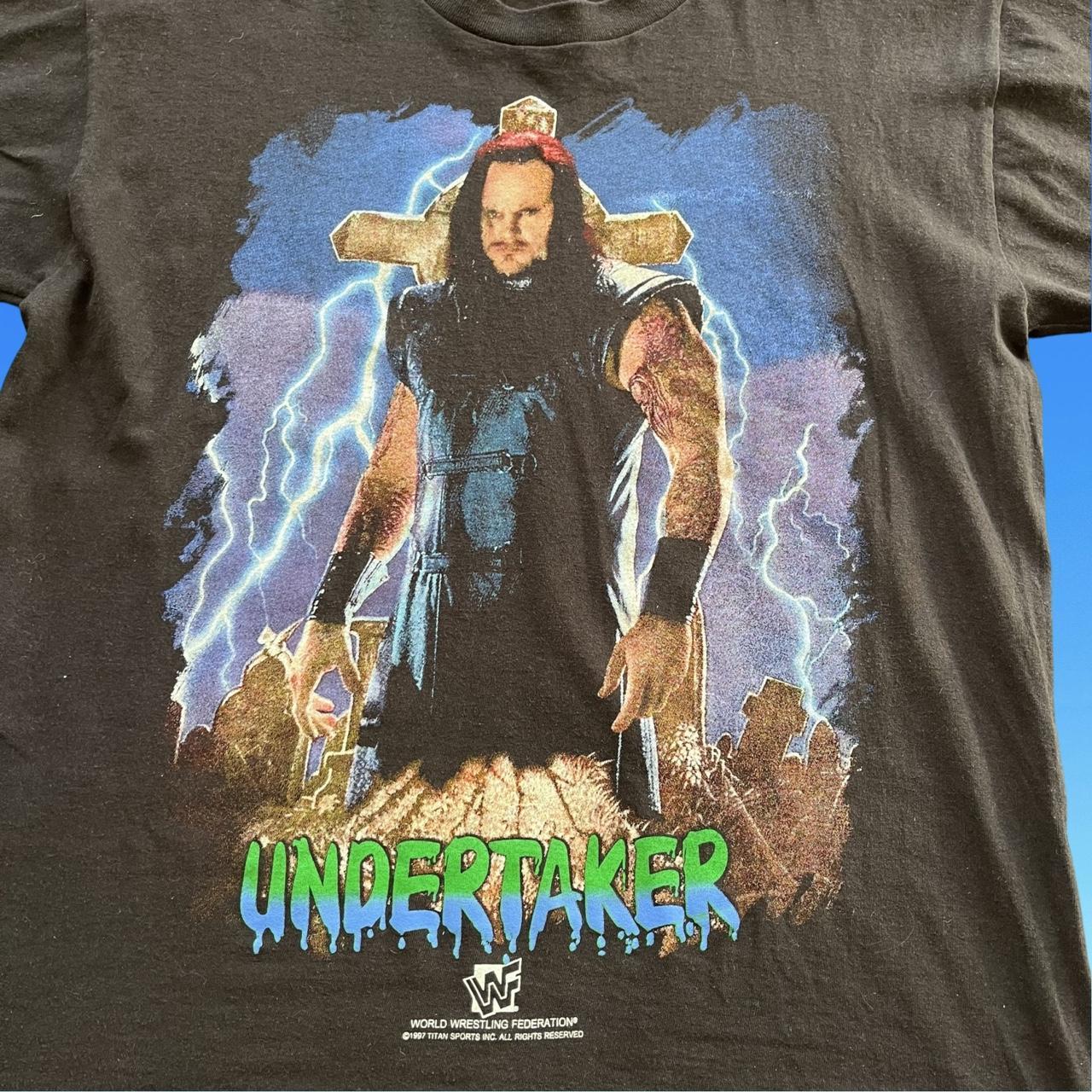 ◼️ Vintage Rare 1997 WWF Undertaker T Shirt