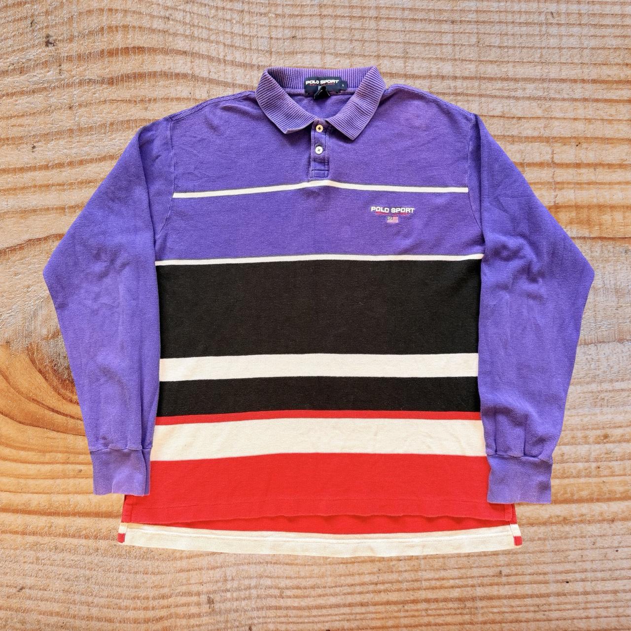 ◼️ Vintage Polo Sport Ralph Lauren Spellout Polo Shirt