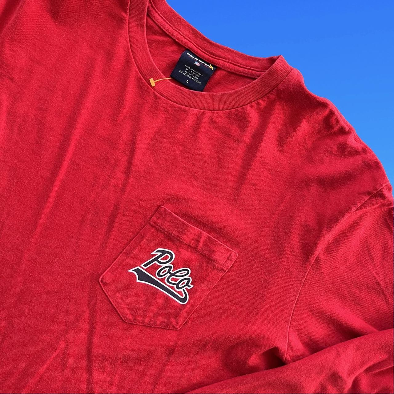 ◼️ Vintage Like New Polo Ralph Lauren Script Long Sleeve T Shirt