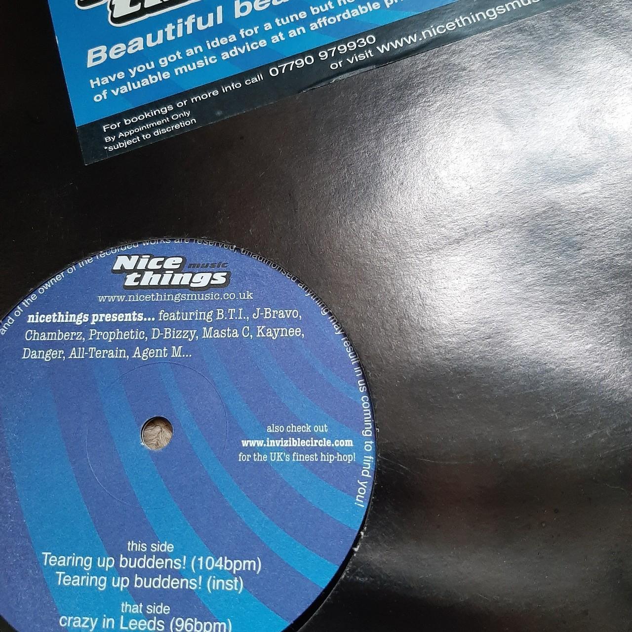 ◼️ Nice Things Music - Tearing Up Buddens/Crazy In Leeds 12" Vinyl Record