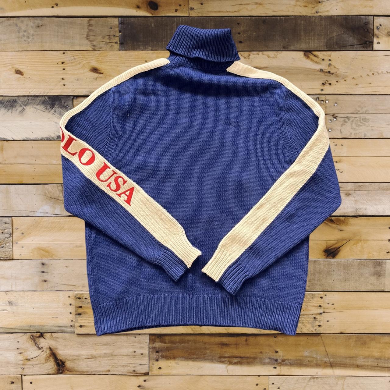 ◼️ Polo Ralph Lauren Cookie Heavy Knit Turtleneck Sweater