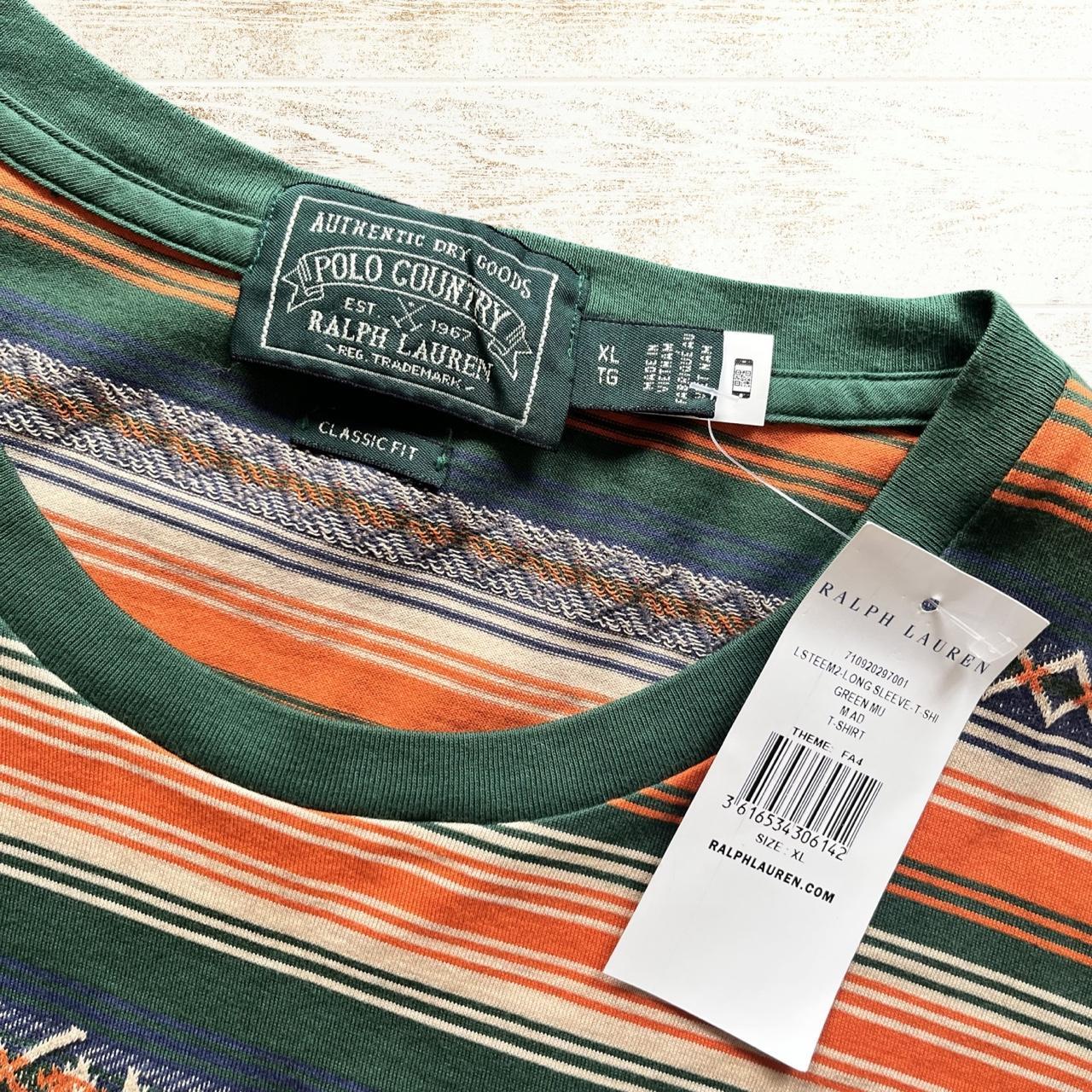 ◼️NWT Polo Ralph Lauren Country Stripe Long Sleeve T Shirt