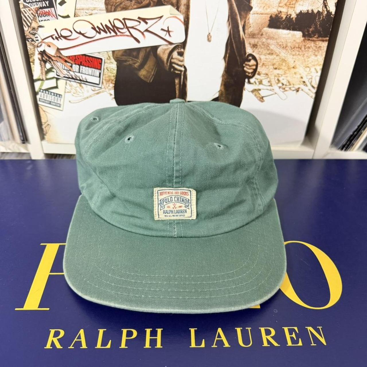 ◼️ Vintage Polo Chino Ralph Lauren Spellout Strapback Cap