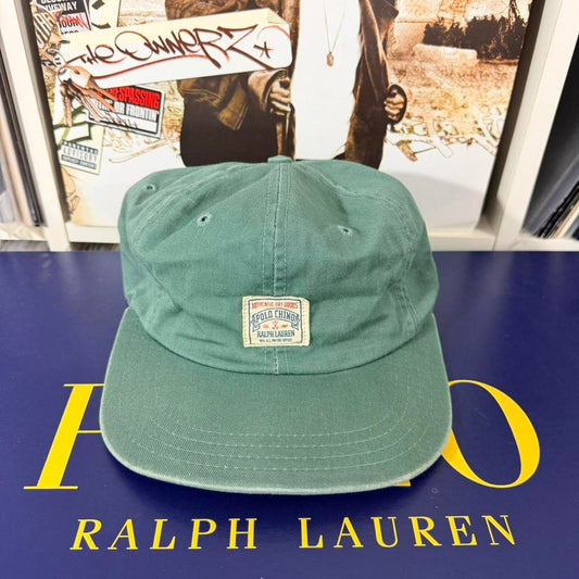 ◼️ Vintage Polo Chino Ralph Lauren Spellout Strapback Cap