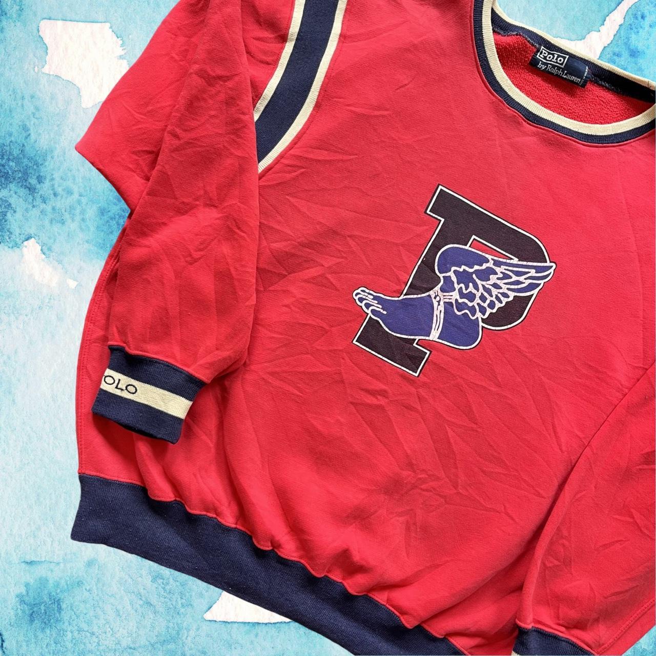 ◼️ Rare Vintage OG P Wing Polo Ralph Lauren Rings Sweatshirt