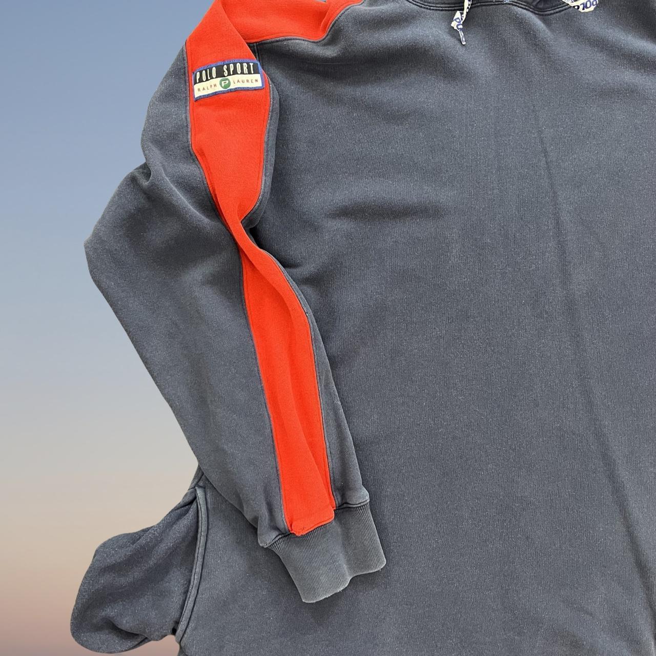 ◼️ Vintage Polo Sport Pepsi Ralph Lauren Hoodie Spellout