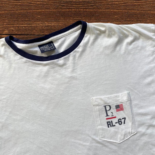 ◼️ Vintage Rare Polo Ralph Lauren RL67 T Shirt