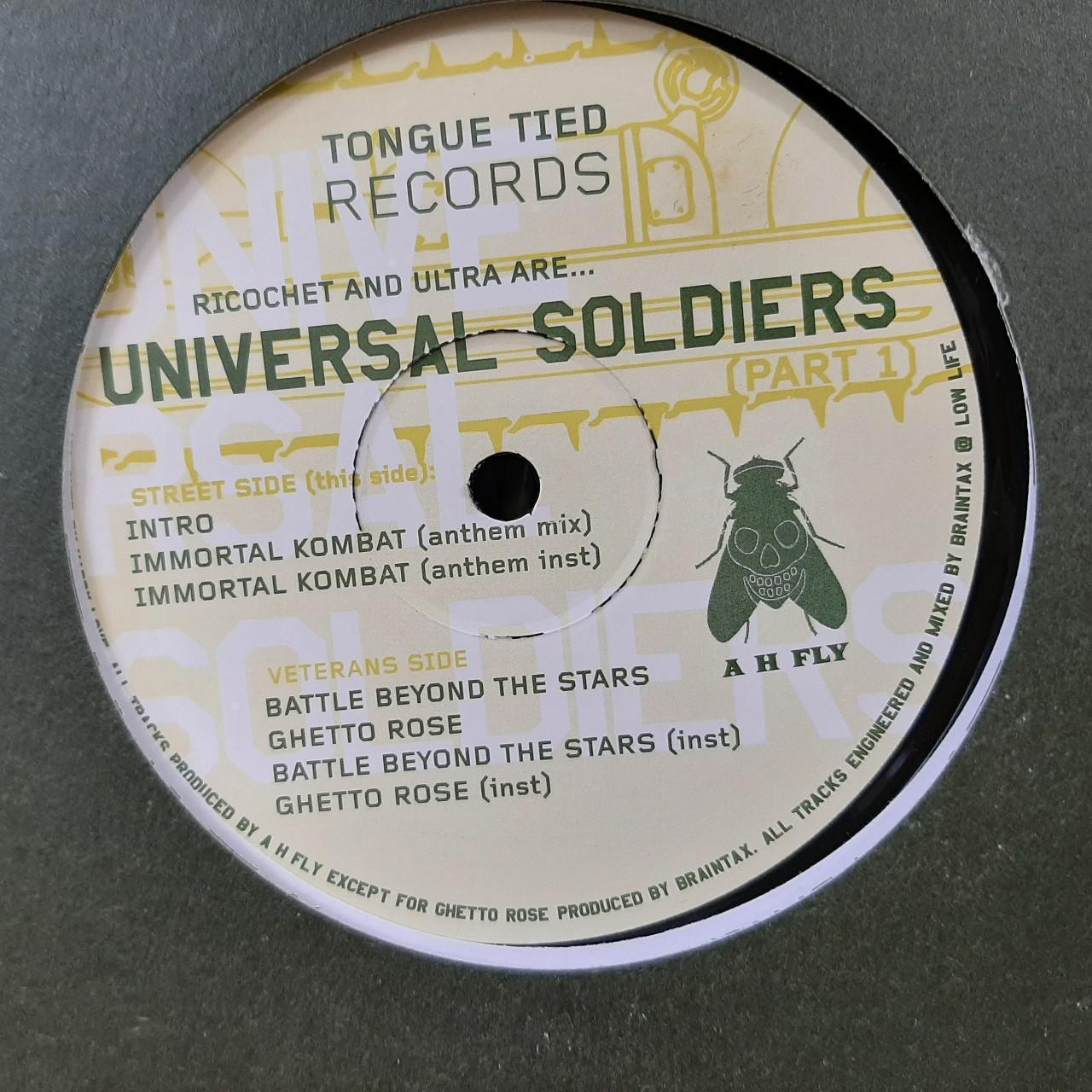 ◼️ Rare Universal Soldiers - Street Veterans EP Vinyl Record
