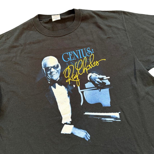 ◼️ Vintage Ray Charles  Blues Soul Band Tee T Shirt