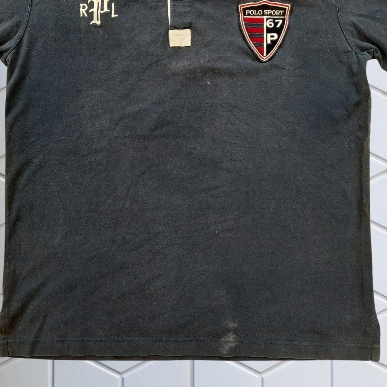 ◼️ Vintage Polo Sport Police Badge Ralph Lauren Short Sleeve Polo Shirt