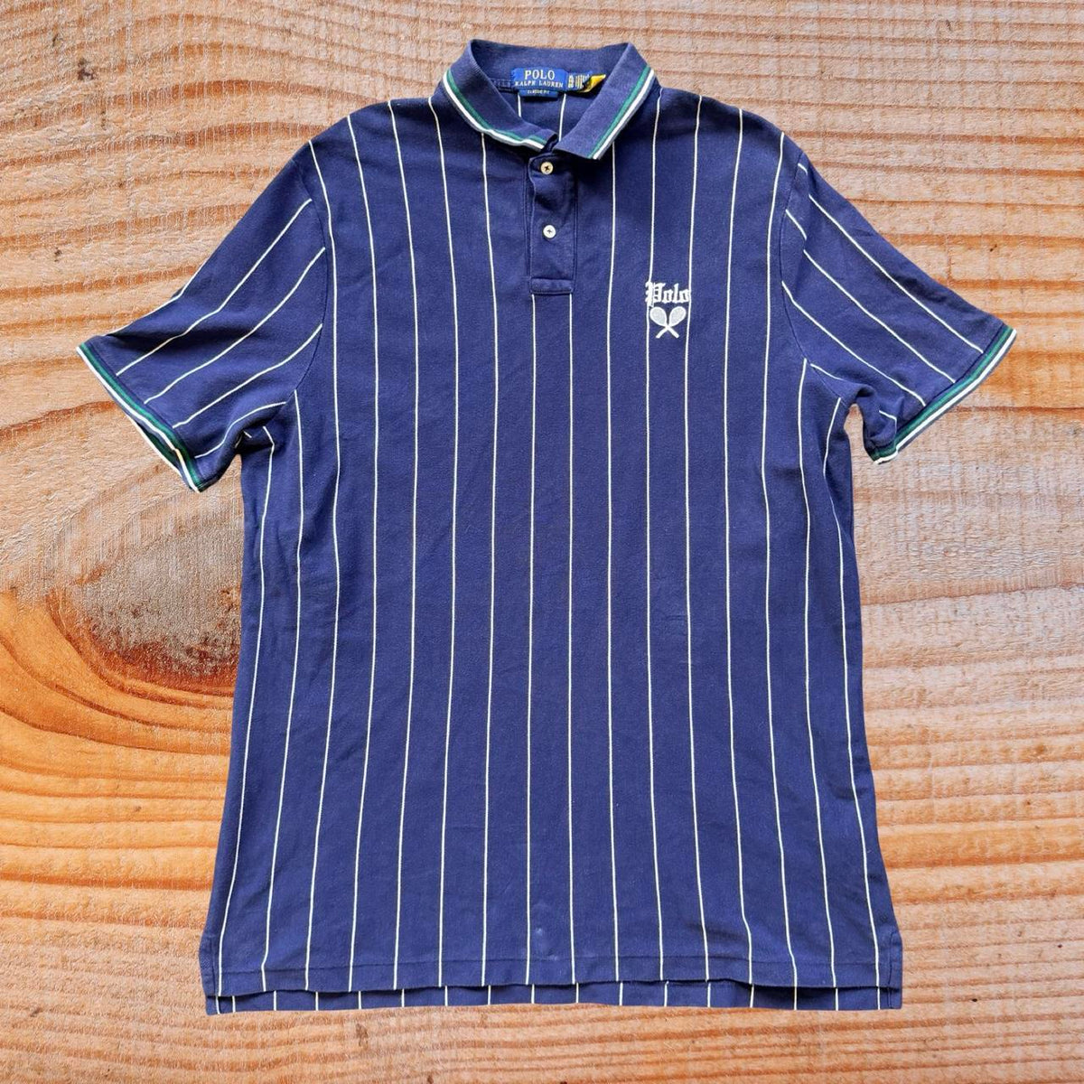 ◼️ Polo Ralph Lauren Tennis Striped Polo Shirt