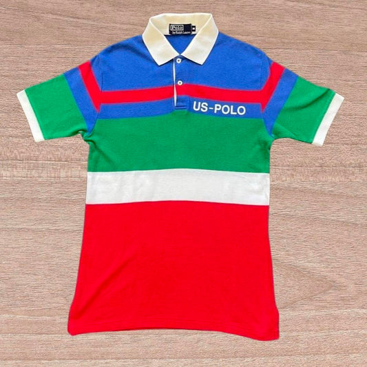 ◼️ Vintage OG US-Polo Ralph Lauren Short Sleeve Polo Shirt 90s Spellout