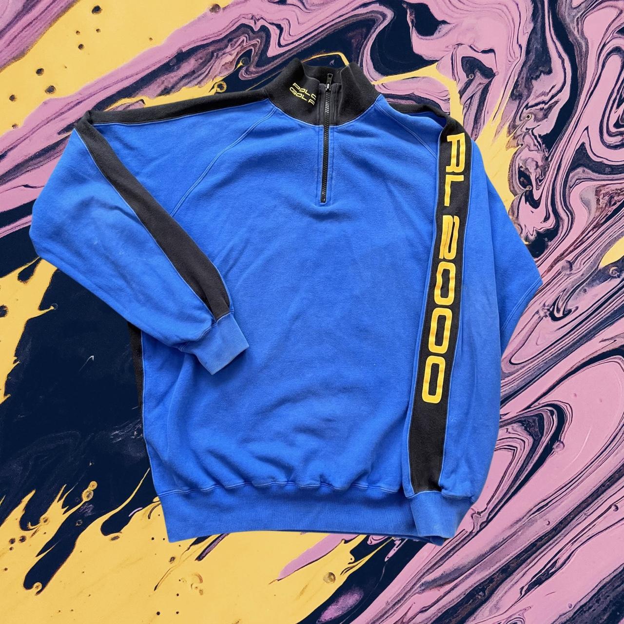 ◼️ Vintage OG Polo RL 2000 Ralph Lauren Quarter Zip Sweatshirt