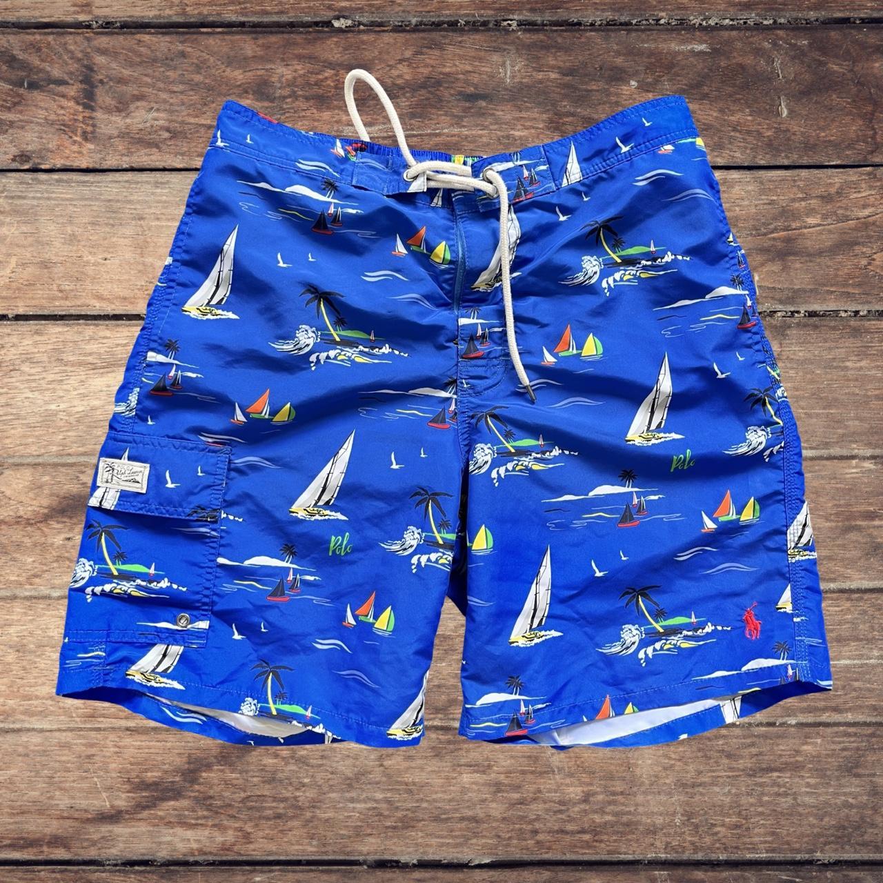 ◼️ Polo Ralph Lauren Yacht All Over Print Swimming Shorts