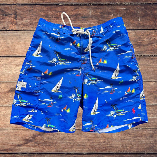 ◼️ Polo Ralph Lauren Yacht All Over Print Swimming Shorts