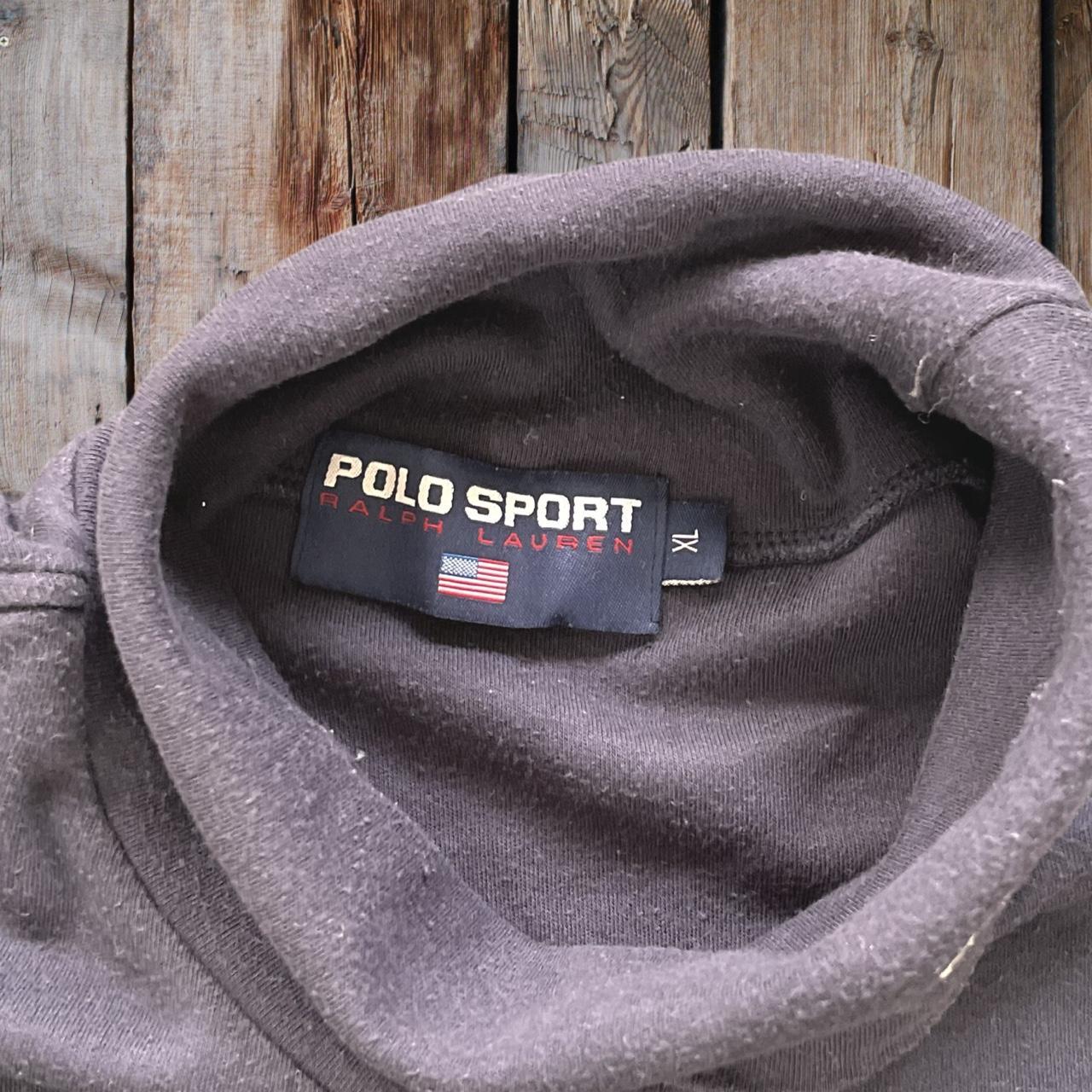◼️ Vintage Polo Sport Ralph Lauren Spellout Turtleneck Sweater