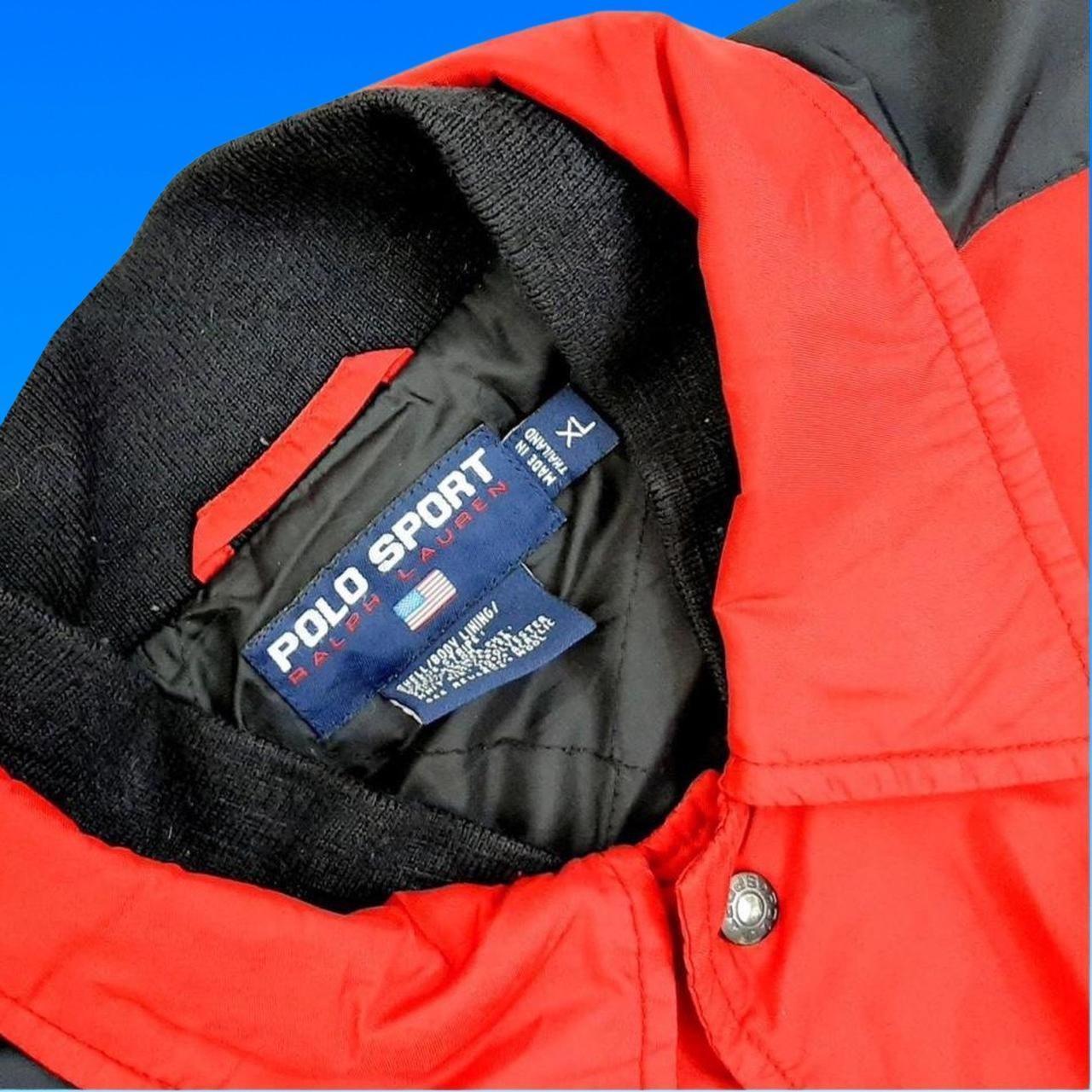 ◼️ Vintage Polo Sport Pepsi Ralph Lauren Colourblock Jacket Top