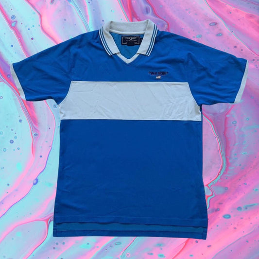 ◼️ Vintage 90s Polo Sport Ralph Lauren Football Soccer 92 Shirt