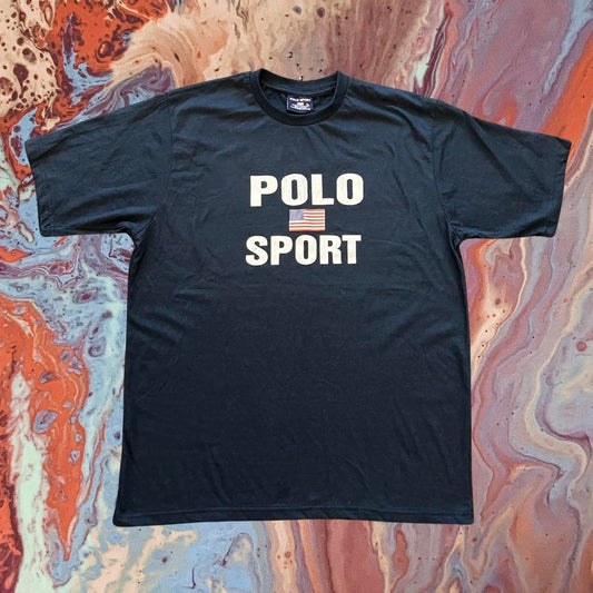 ◼️ Vintage Polo Sport Ralph Lauren T Shirt Spellout
