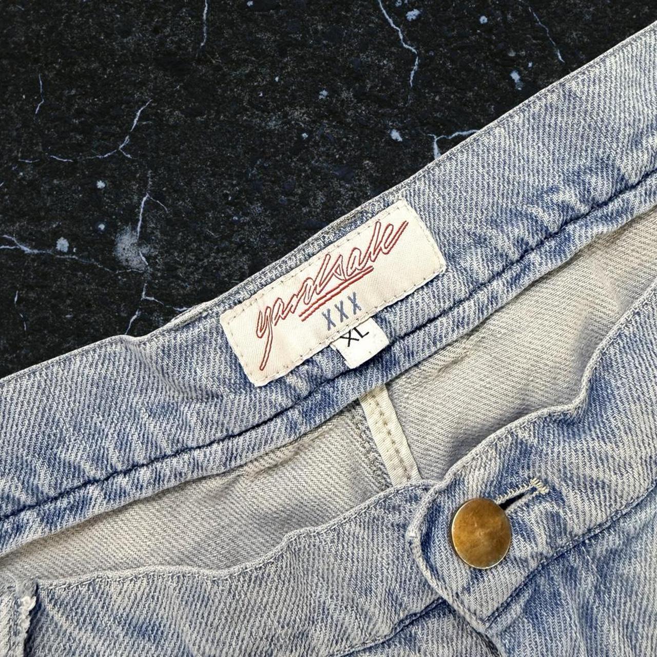◼️ Yardsale Stonewashed Baggy Jeans Lightweight Cotton Denim