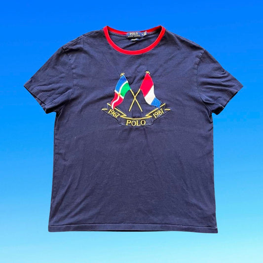 ◼️ Polo Ralph Lauren Cross Flags Short Sleeve T-Shirt