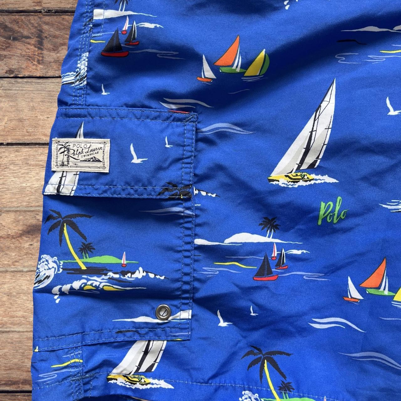 ◼️ Polo Ralph Lauren Yacht All Over Print Swimming Shorts