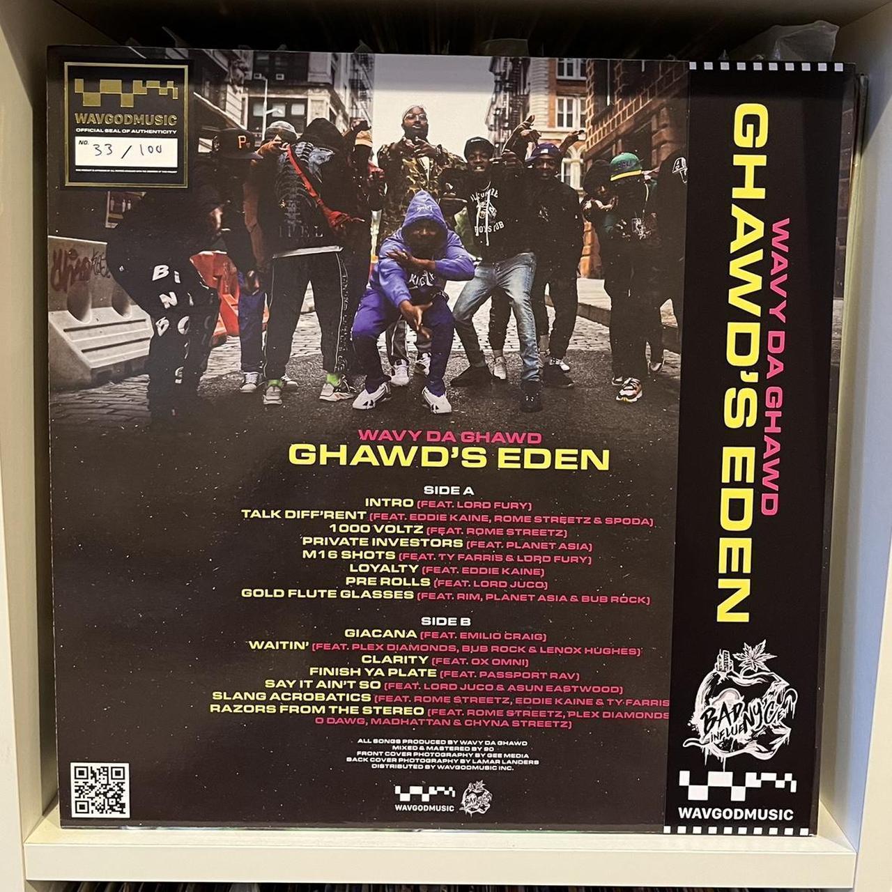 ◼️ New Ltd Edition WAVY DA GHAWD - GHAWD'S EDEN Rare Japanese Obi 12" LP Vinyl Record