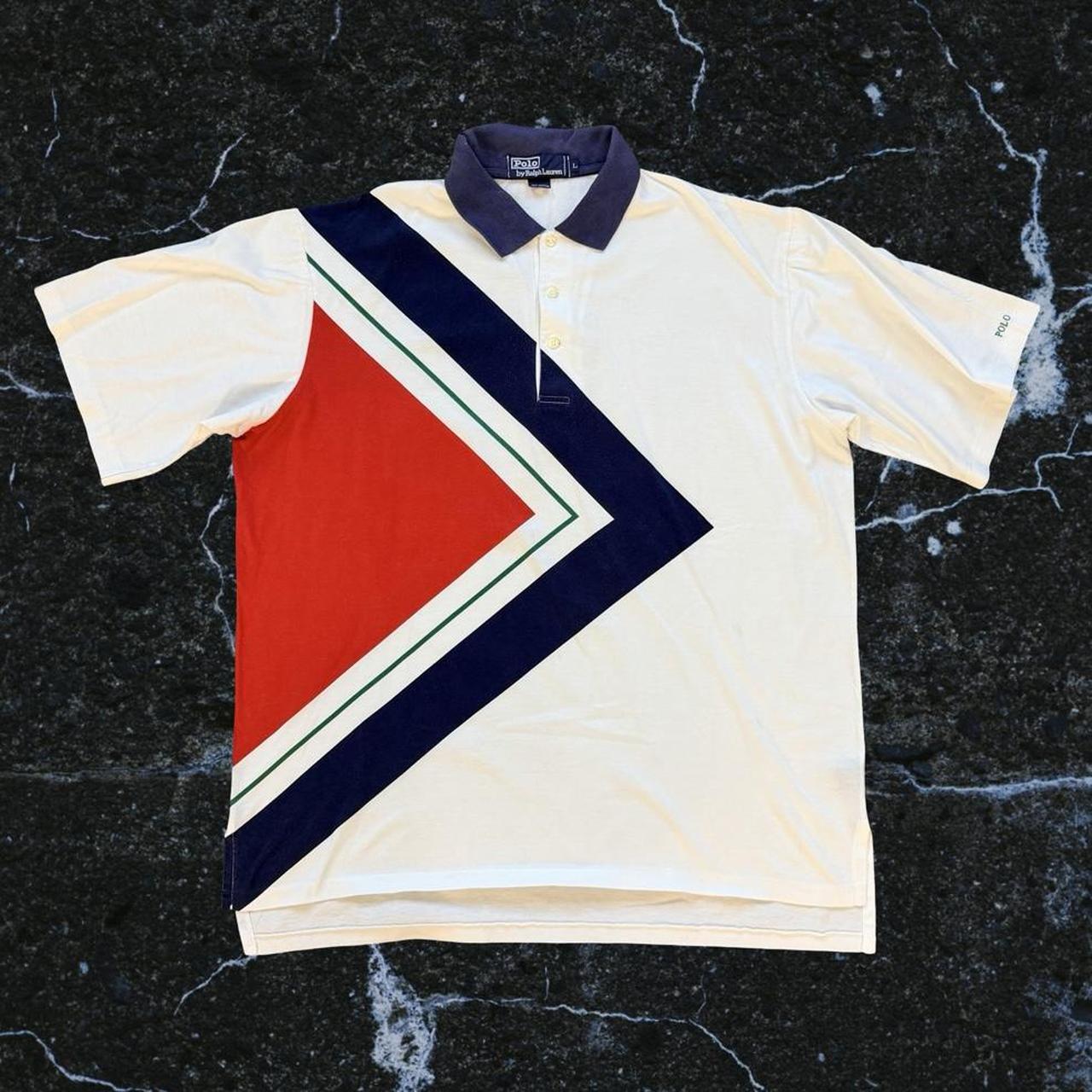 ◼️ Vintage Polo Ralph Lauren Abstract Polo Shirt