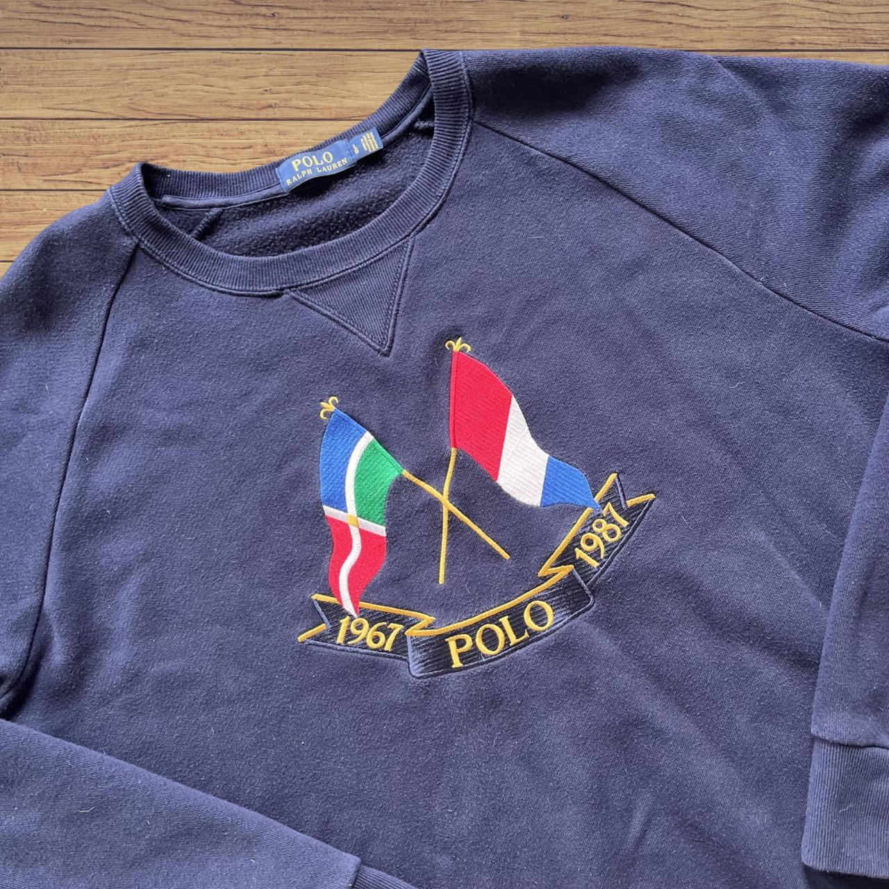 ◼️ Polo Cross Flags Anniversary Ralph Lauren Sweatshirt