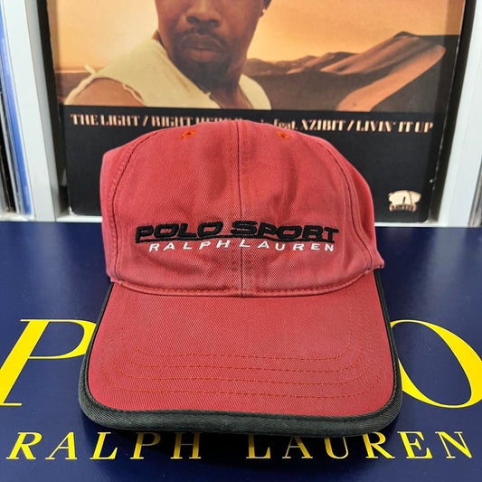 ◼️ Vintage Polo Sport Ralph Lauren Spellout Strapback Cap