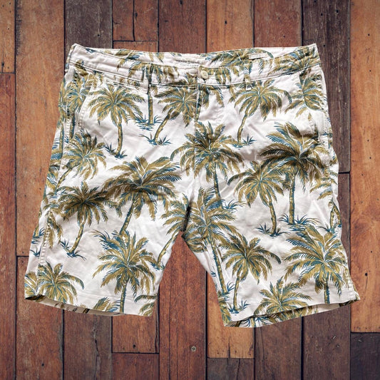 ◼️ Ralph Lauren Denim & Supply Tropical Palm Trees Jean/Denim Shorts