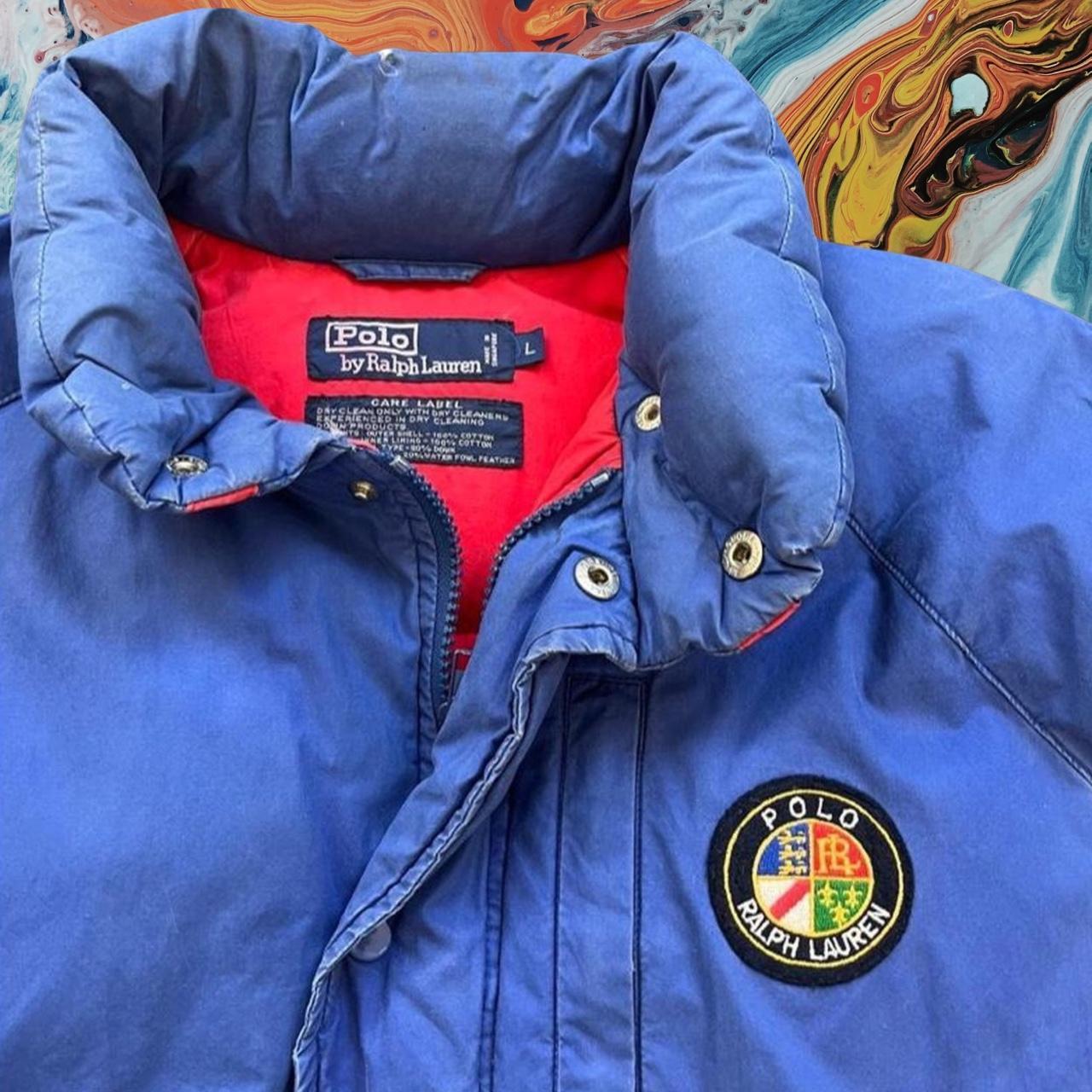 ◼️ Vintage OG Polo Ralph Lauren Cookie Puffer Jacket