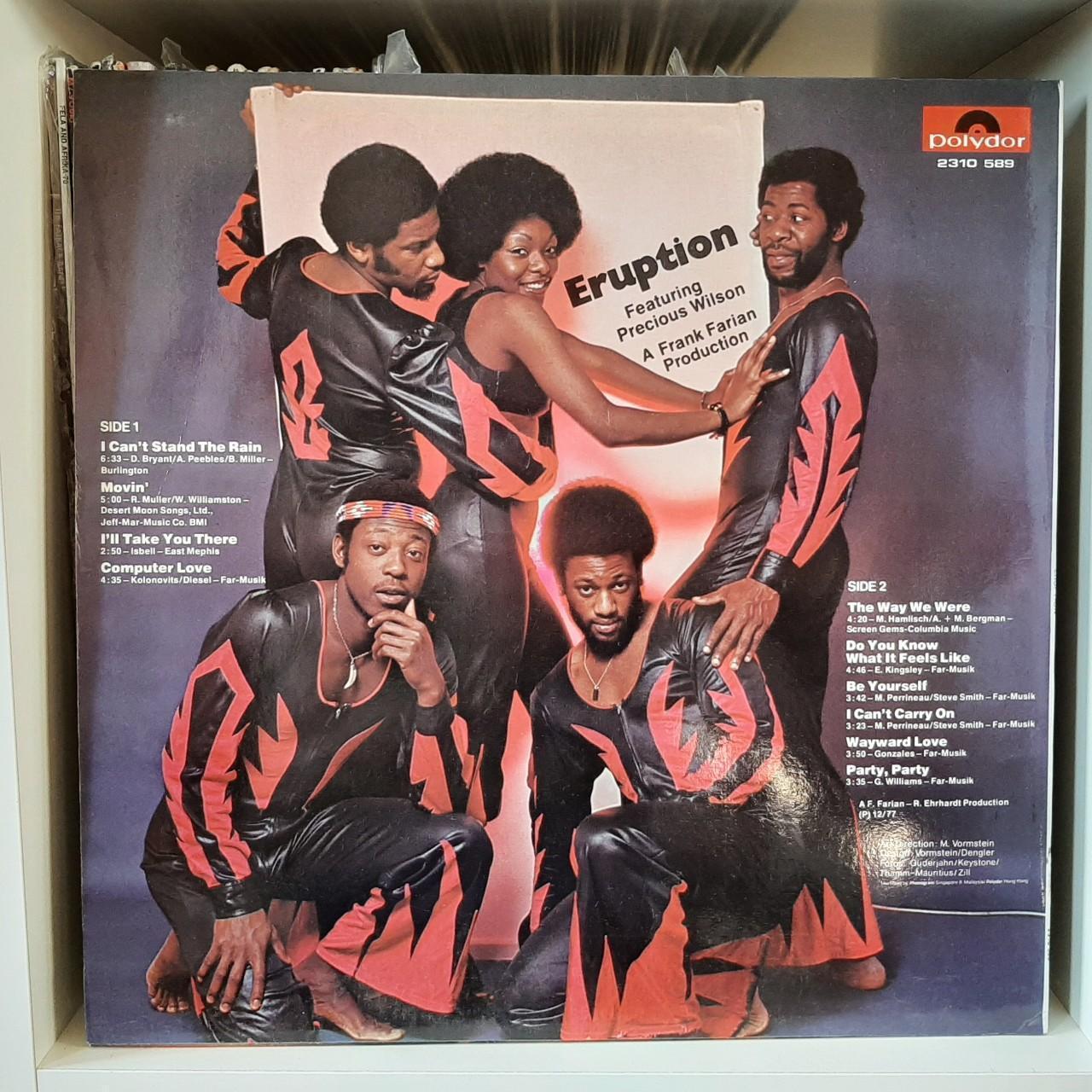 ◼️ Eruption - Eruption OG Pressing LP Vinyl Record